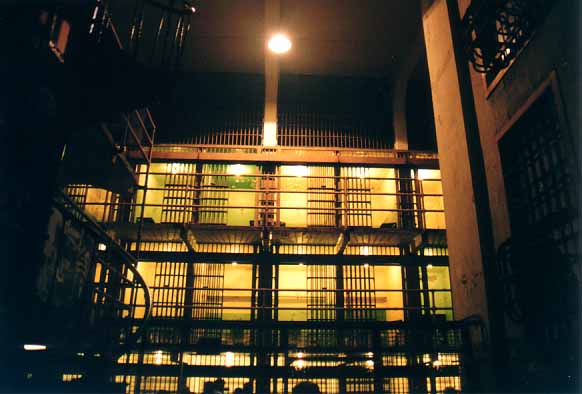 Picture of Alcatraz prison interior
